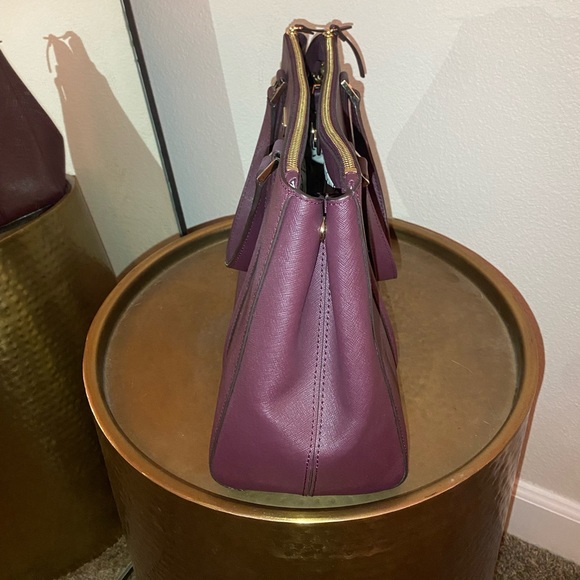 Kate Spade Satchel Bag Mulled Wine - Picture 3 of 4